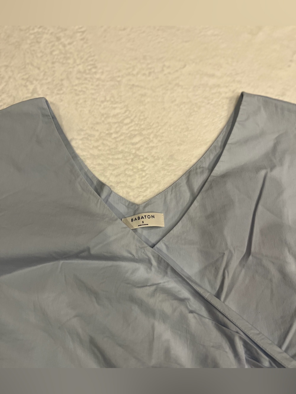 Babaton Pale Blue Satin-Look Camisole
